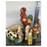 Rich Connolly Folk Art Comp. Figurines