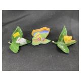 (3) Herend Card Holders