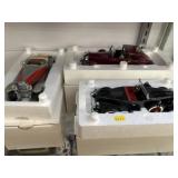 (3) Danbury Mint Diecast Cars