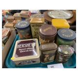 Asst. Advertising Tins