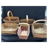 (6) Longaberger Baskets