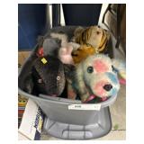 Storage Tote w/ Plush Toys