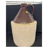 Stoneware Tutone Storage Crock