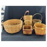 (5) Longaberger Baskets