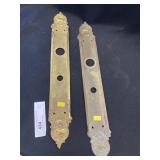 (2) Removed Brass Door Plates
