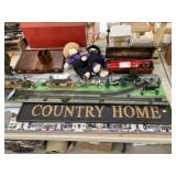 Railroad Accessory w/ Home Decor & Candles
