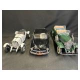 (3) Danbury Mint Diecast Cars