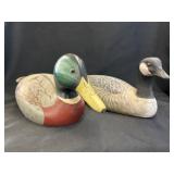 (3) Carved Wood Duck Decoys