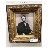 Framed Photograph of Lincoln