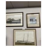 (3) Framed Prints