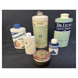 Vintage Tooth Powder Tins