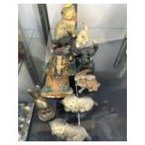 Attributed Hubley Cast Metal Animal Figs.