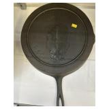 #10 Marietta Cast Metal Frying Pan