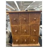 Contemporary 9-Drawer Storage Cabinet