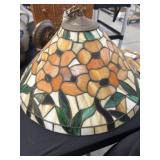 Slag Glass Hanging Light
