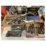 Bench Grinder w/ Hand Tools