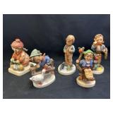(5) Hummel Figurines