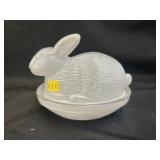Glass Rabbit on Nest