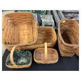 (5) Longaberger Baskets