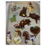 Grp. Foltz & Breininger Redware Ornaments