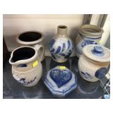 Grp. Contemporary Salt Glazed Pottery