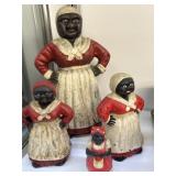 (4) Cast Metal Figural Form Still Banks