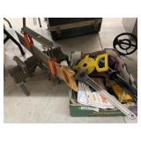 Asst. Hand Tools, Mitre Saw & License Plates