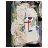 Vtg. Crocheted Table Covers, Child