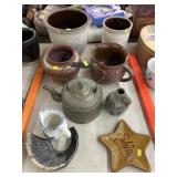 Damaged Redware & Stoneware