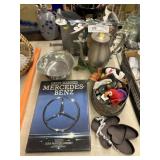 Pewter PItcher w/ Sleigh & Reference Book
