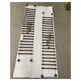 (2) Brass Plated Wall Sculptures