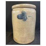 Blue Slip Dec. Storage Crock