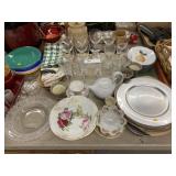Stemware w/ Chinaware & Candles