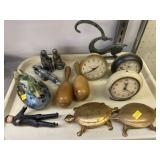 Alarm Clocks w/ Trinket Boxes & Figurines