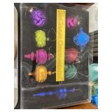 (9) Glass Ornaments
