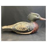Unsigned Carved Wood Duck Decoy