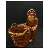Foltz Pottery Redware Santa