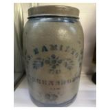 Greensboro Slip Dec. Storage Crock