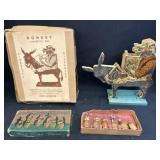 Vintage Cigarette Dispenser w/ Figurines