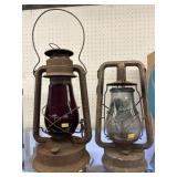 (2) Hurricane Lanterns