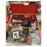 Reciprocating Saw w/ Caster Wheels. & Drill Bits