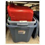 (3) Storage Totes w/ Lids