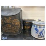 Contemporary Tollware w/ Salt Glzd. Canister