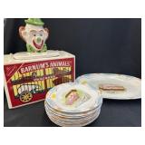 Cookie Jar w/ Chinaware Plates