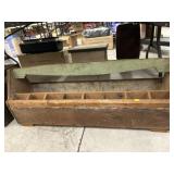 Antique Wood Tool Tray