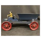 Early Pressed Steel Friction Toy Dump Truck