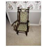 Victorian Uphol. Platform Rocking Chair