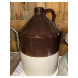 Stoneware Tutone Storage Jug