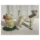 Cast Metal Dog w/ Doorstop