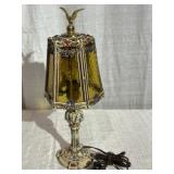 Glass Paneled Decorated Accent Light